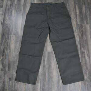 BNWT 38x32 Carhartt Loose Straight Washed Duck Dungaree Olive Moss Green Pants